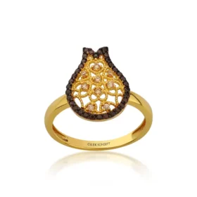 Yadigar Altın Lale Model Yüzük