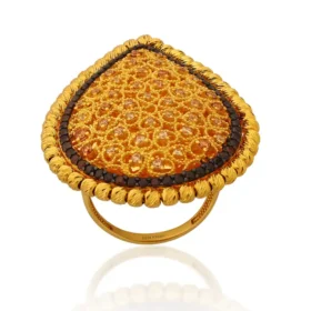 Yadigar Altın Dorikalı Damla Yüzük