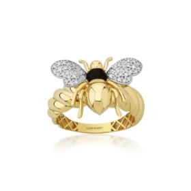Bee Mine Altın Arı Burgu Yüzük