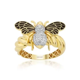 Bee Mine Altın Arı Burgu Yüzük