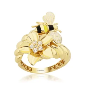 Bee Mine Altın Arı Burgu Yüzük