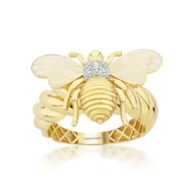 Bee Mine Altın Arı Burgu Yüzük