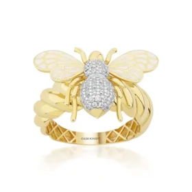 Bee Mine Altın Arı Burgu Yüzük