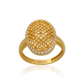 Altın Taşlı Toplu Yüzük