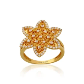 Yadigar Altın Çiçek Yüzük