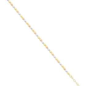 Altın Üç Renk Dorika Bileklik