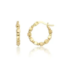 Altın Dorika Halka Küpe