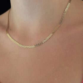 14 Ayar Altın Bismark Kolye