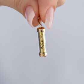 14 Ayar Altın Büyük Cevşen Kolye Ucu