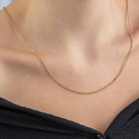 14 Ayar Altın Doch Zincir Kolye 1.70 mm