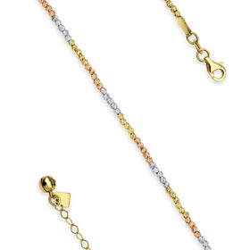 14 Ayar Altın İtalyan Top Dizisi Bileklik