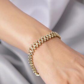 14 Ayar Altın Dorika Toplu Roller Bileklik