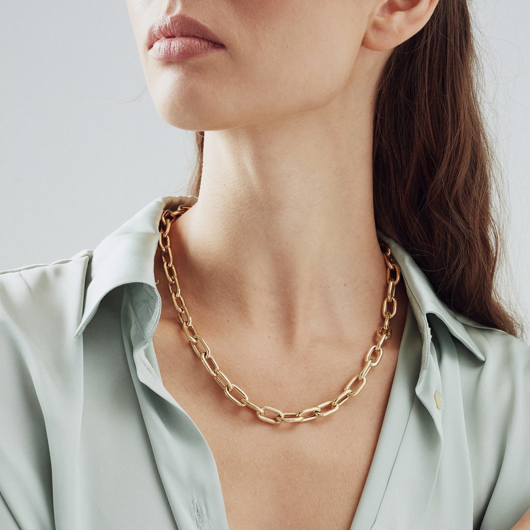 14 Ayar Altın Eos Zincir Kolye