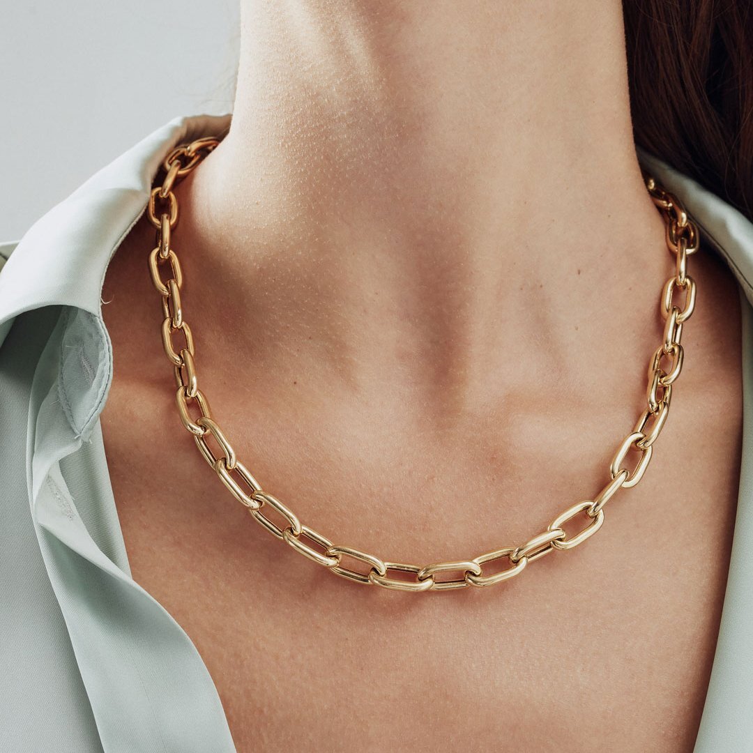 14 Ayar Altın Eos Zincir Kolye - Görsel 2