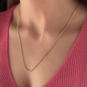 14 Ayar Altın Gurmet Zincir 2,45 mm