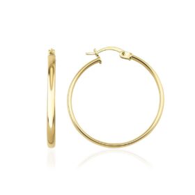 14 Ayar Altın Halka Küpe