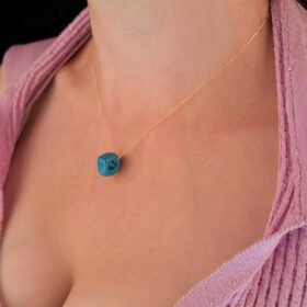 14 Ayar Altın Hayalet Zincir Uğurlu Kolye