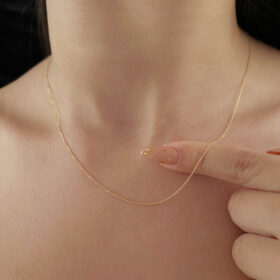 14 Ayar Altın Forse Zincir 0,80 mm (25F)