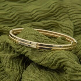 14 Ayar Altın Kalemli Ajda Bilezik Kelepçe