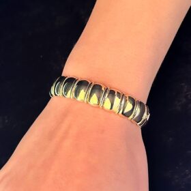 14 Ayar Altın Kalın Bombeler Kelepçe