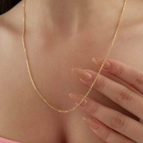 14 Ayar Altın Forse Zincir 1,68 mm