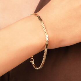 14 Ayar Altın Kelebek Dizisi Bileklik