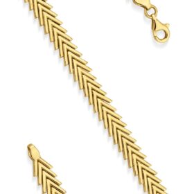 14 Ayar Altın Kılçık Bileklik