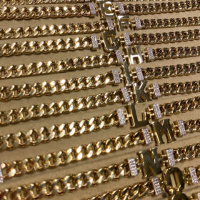 14 Ayar Altın Harfli Gurmet Künye (Tüm Harfleri Mevcut)