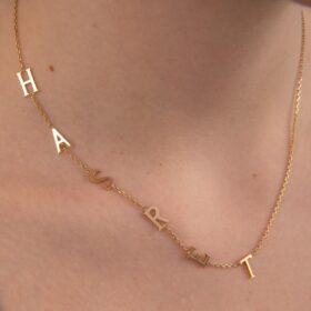 14 Ayar Altın Kişiye Özel İsimli Kolye 2