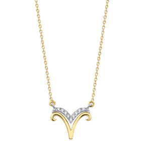 14 Ayar Altın Koç Burcu Kolye