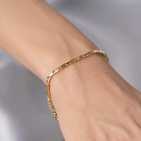 14 Ayar Altın Kraliçe Bileklik 2