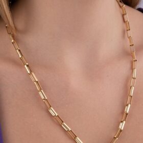 14 Ayar Altın Laura Zincir Kolye