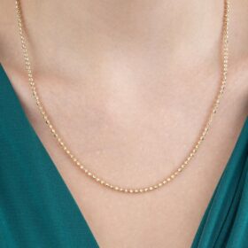 14 Ayar Altın Lena Kolye