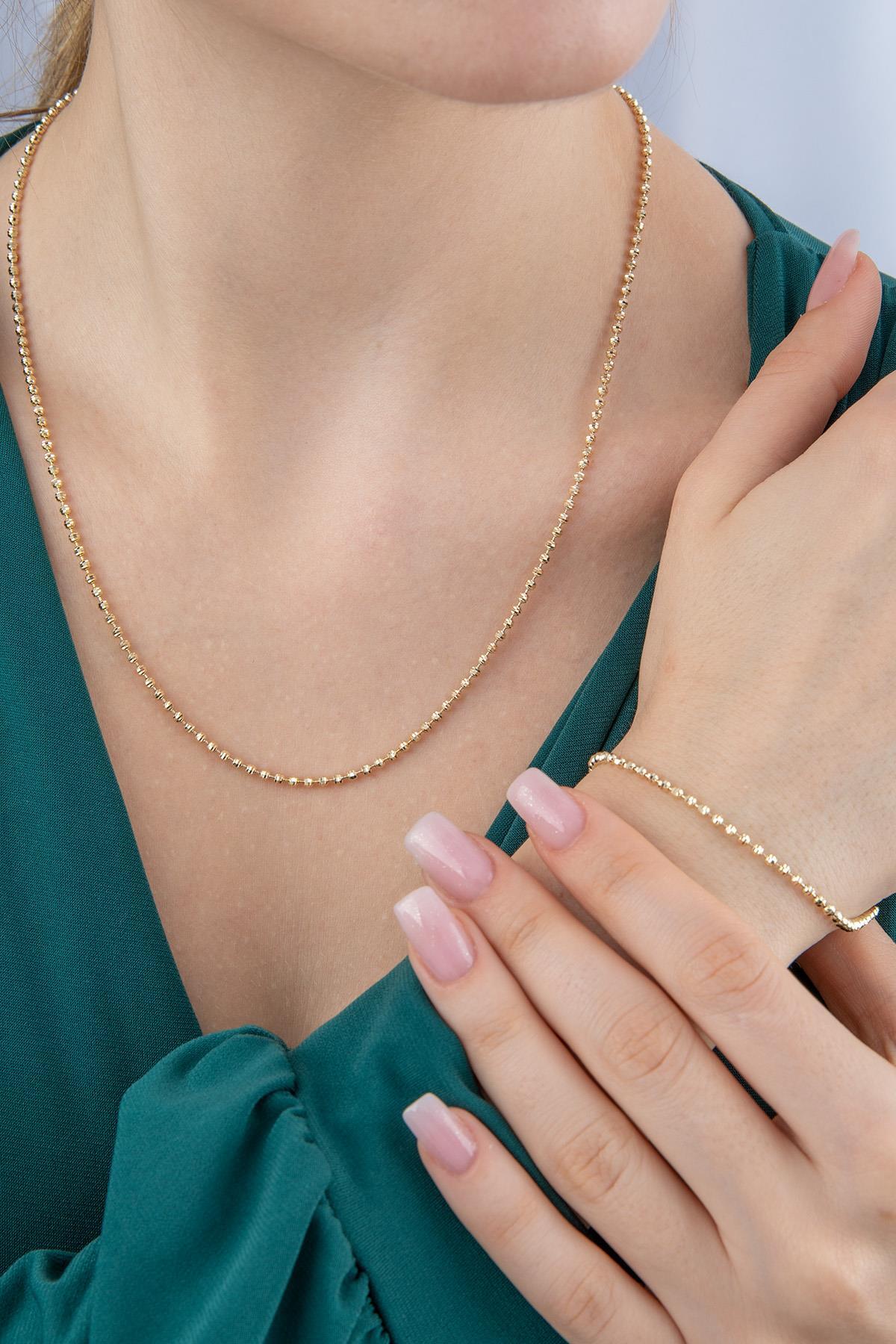 14 Ayar Altın Lena Set