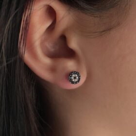 14 Ayar Altın Mini Göz Küpe