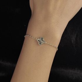 14 Ayar Altın Mini Shine Yonca Bileklik