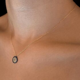 14 Ayar Altın Nazarlık Kolye