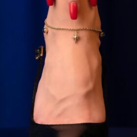 14 Ayar Altın Nazarlık ve Kuzey Yıldızı Halhal