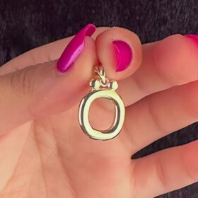 14 Ayar Altın Ö Harf Kolye Ucu