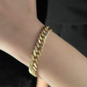 14 Ayar Altın Örme Gurmet Bileklik