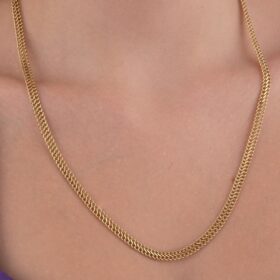 14 Ayar Altın Otto Zincir Kolye 4.80 mm