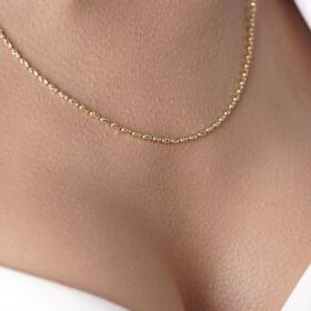 14 Ayar Altın Perla Kolye