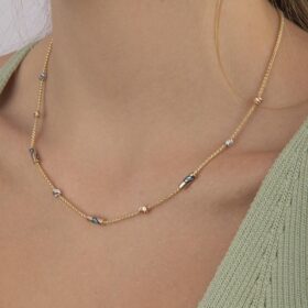 14 Ayar Altın Roller Nazarlık Kolye