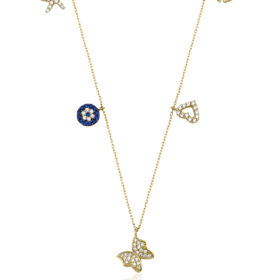 14 Ayar Altın Şans Kolyesi 2