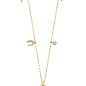 14 Ayar Altın Şans Kolyesi 7