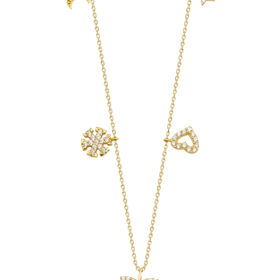 14 Ayar Altın Şans Kolyesi 8