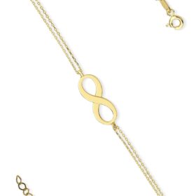 14 Ayar Altın Sonsuzluk Bileklik