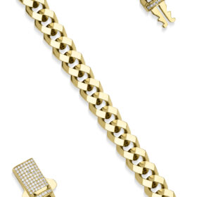 14 Ayar Altın Piramit Gurmet Bileklik