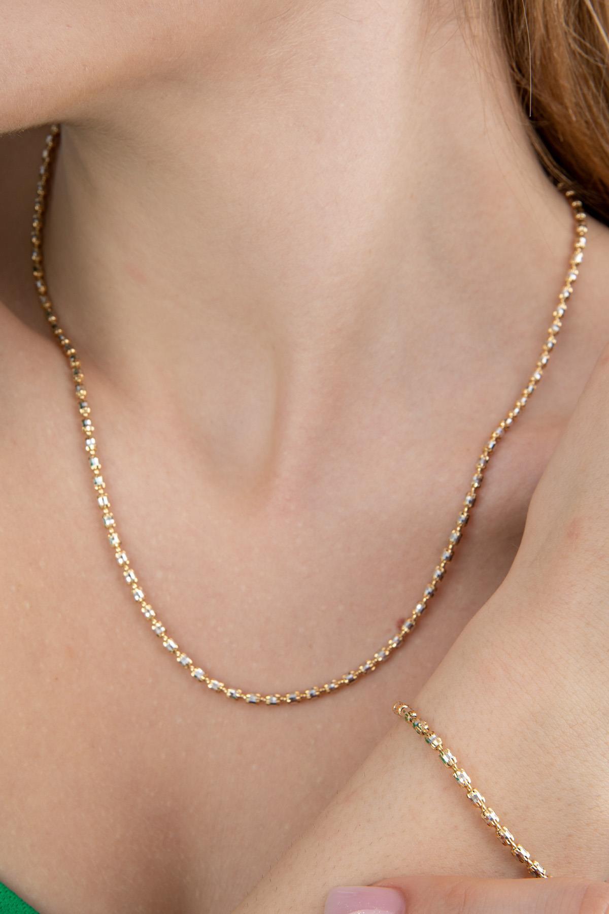 14 Ayar Altın Teressa Set - Görsel 3