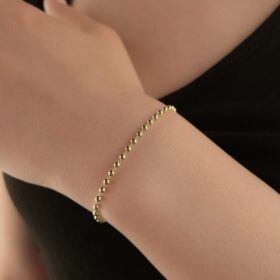 14 Ayar Altın Topçuk Bileklik